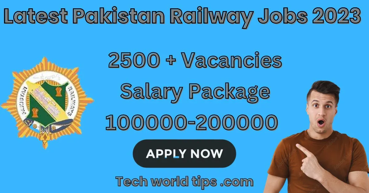 Pakistan Railways Jobs 2023 (Males Only) Apply Online For Best Pakistan Railways Jobs