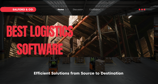 Best Logistics Software